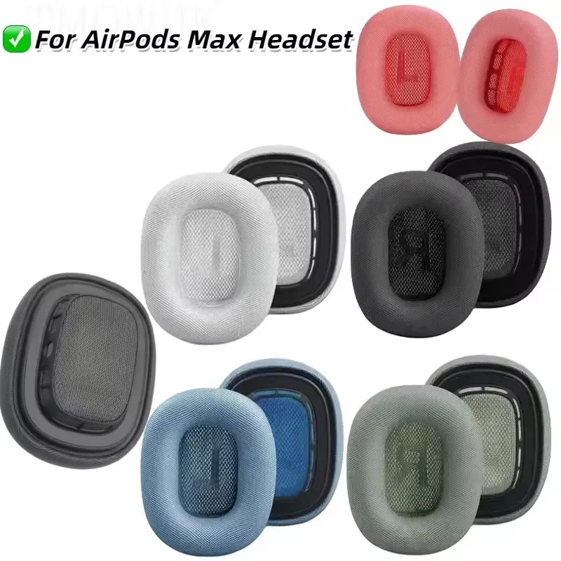 Replacement Earpads for Apple AirPods Max Headset Headphones Leather Sleeve Earphone Accessories Earmuff