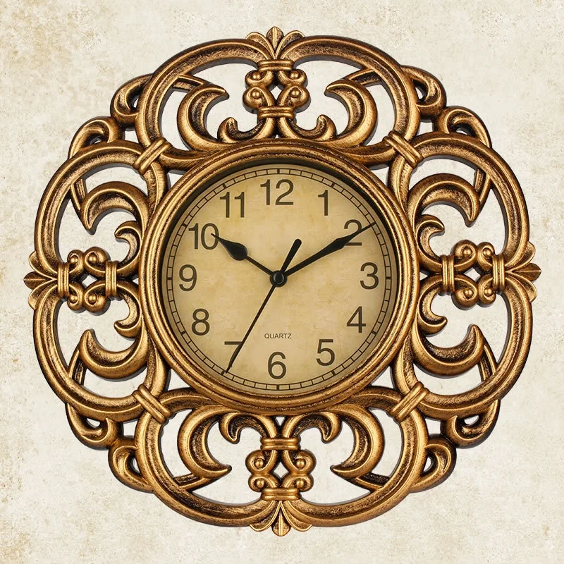 2023NewWallclockEuropeanStyleVintageCreativeWallClockHome