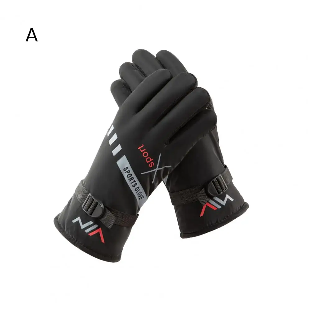 

Unisex Riding Gloves Windproof Thermal Riding Gloves Water Resistant Touch Screen Winter Gloves for Running Cycling Hiking