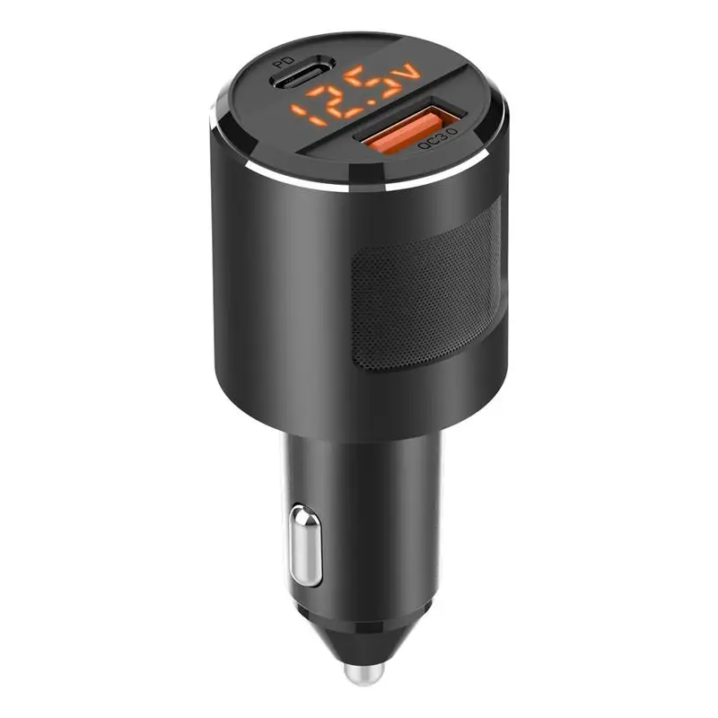 

Автомобильное зарядное устройство USB 65 Вт блок быстрой зарядки адаптер с 2 портами Qc 3,0 зарядный штекер для камеры сотового телефона электронных устройств