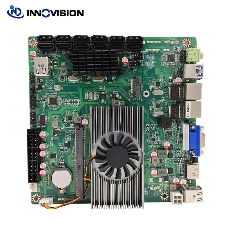 

Top Mini ITX NAS motherboard with 11th 4cores N5095 Processor 12SATA3.0 NAS server Board