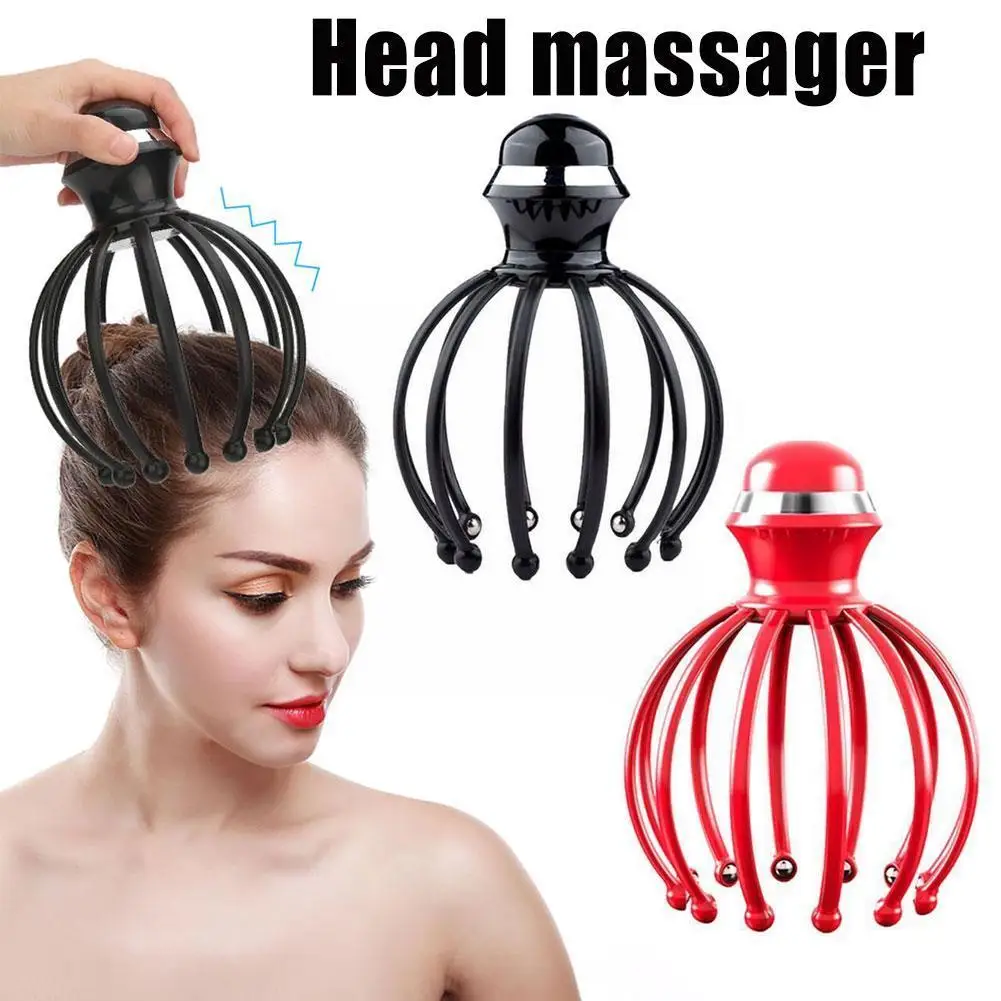 Electric Head Massager Octopus Claw Scalp Massager Scratcher Relief