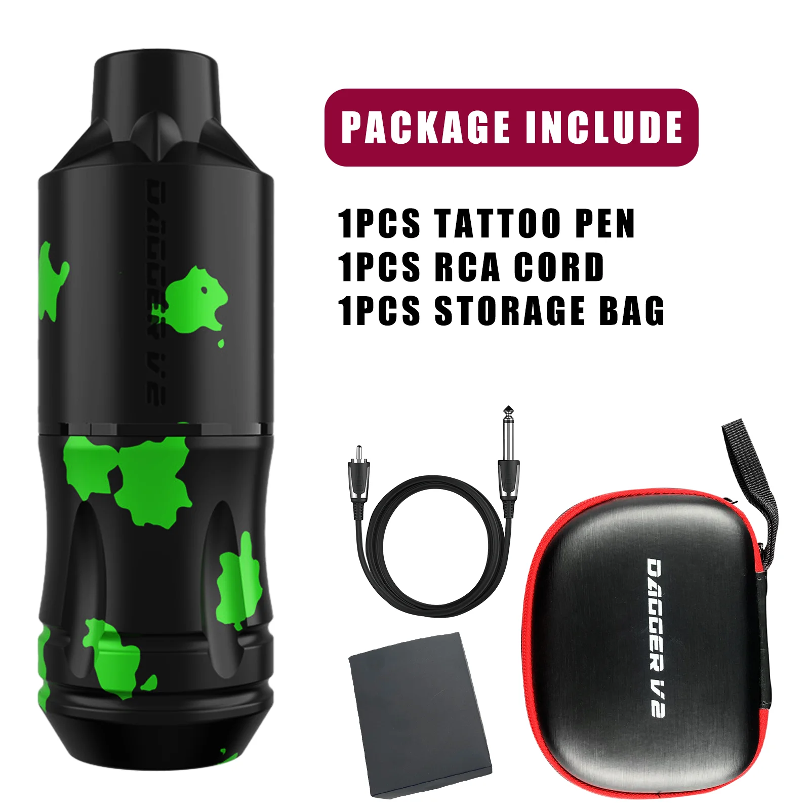 EZ Dager V2 SMPカートリッジロータリータトゥーマシンペン 3.2mm 4.0