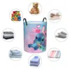 Custom Stitch Angel Laundry Hamper Large Clothes Storage Basket Disney Anime Toy Bin Organizer for Kids 5