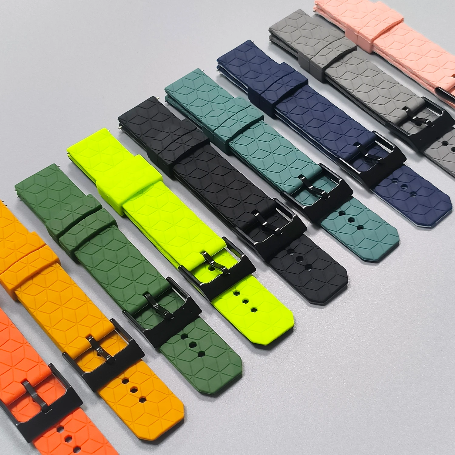 Silicone Strap 20 22mm Watch Band - Premium Bracelet Wristband