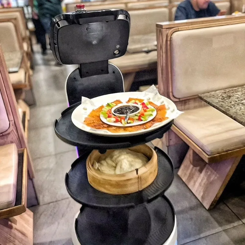 รูปสินค้า หุ่นยนต์บริการอาหารอัจฉริยะ ร้านอาหารอัจฉริยะ