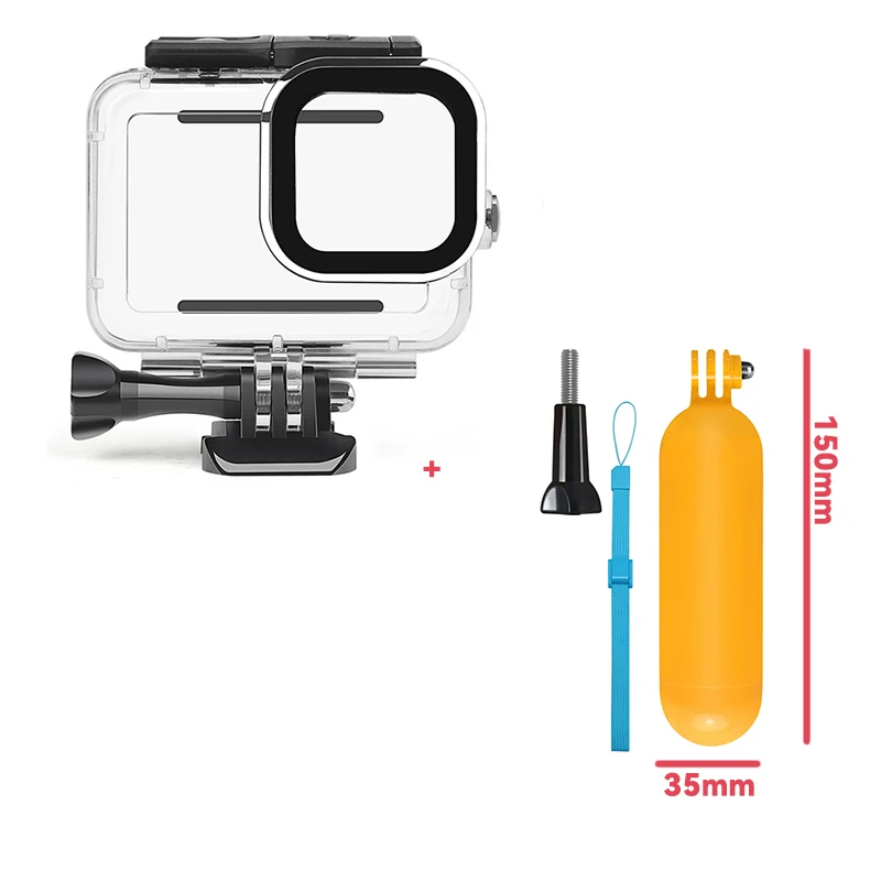 Waterproof Underwater Diving Case for GoPro Hero - 60M Depth Housing Cover Accessories