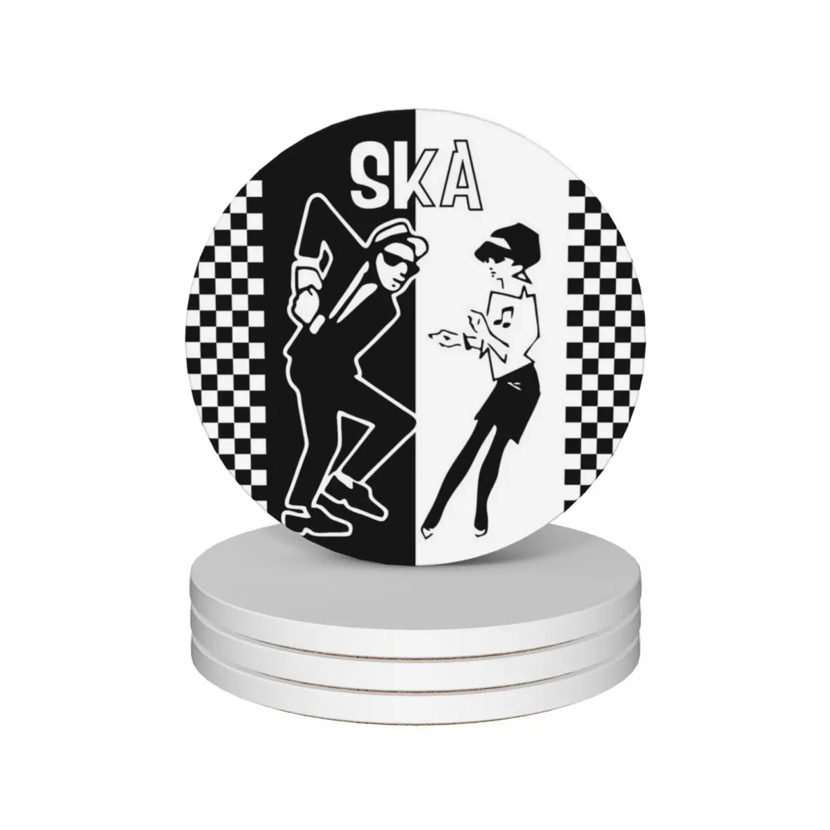 Ska-Dance-Ceramic-Coasters-Set-of-4-for-drinks-aesthetic-for-coffee ...