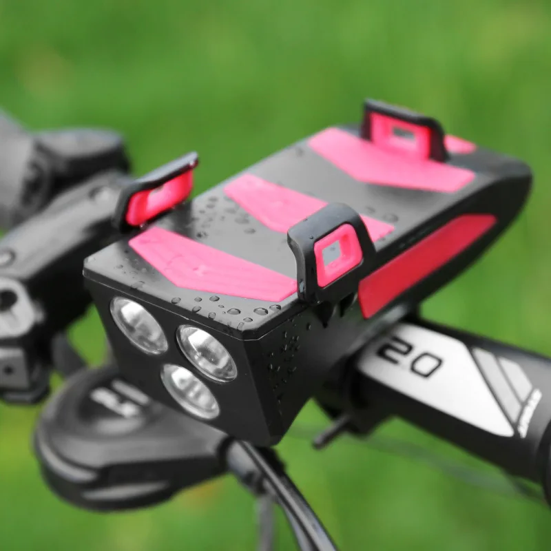 BicycleLightsUSBChargingLEDCyclingLightsFrontLampHeadlight