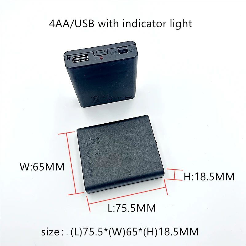 Battery Box Portable Mini AA Battery Holder Storage 2-8 x USB Power Supply For LED Strip Light