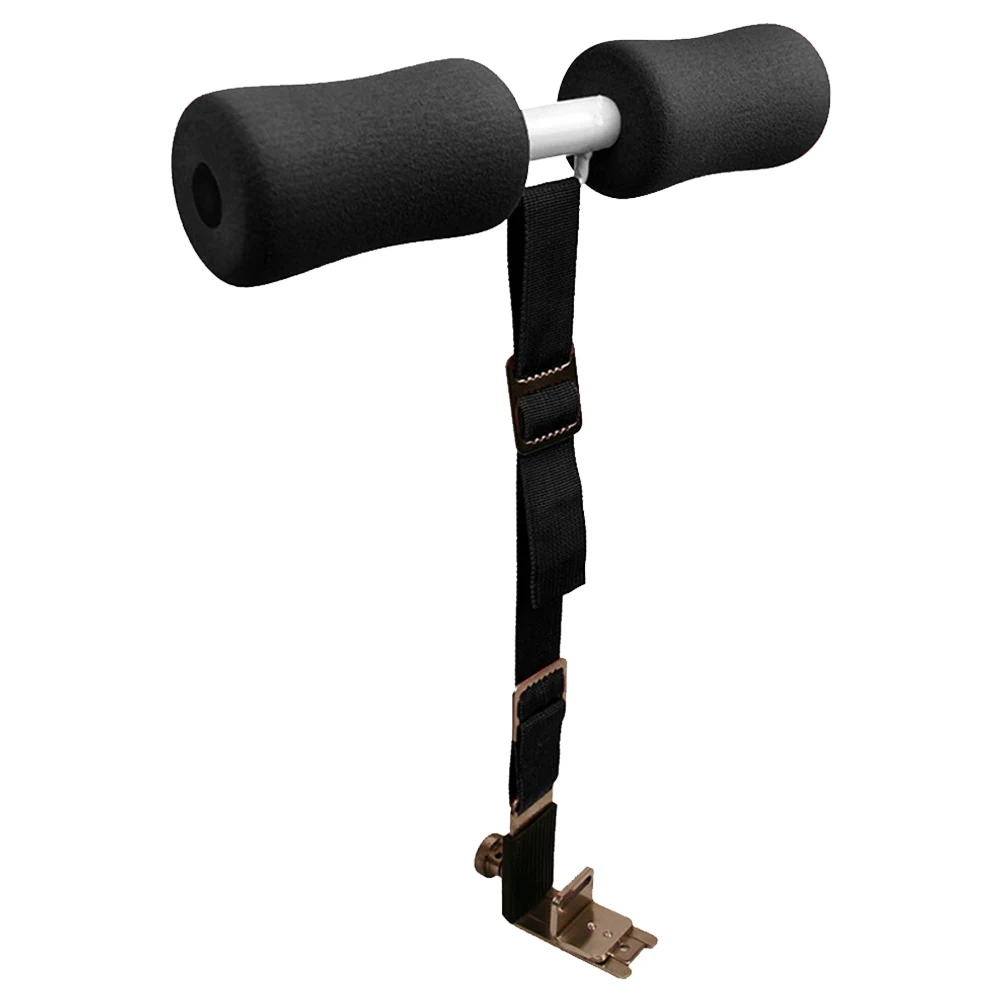 Nordic Hamstring Curl Strap Adjustable Situp Foot Holder Sit Up Exercise Bar for Hamstring Curls Ab Workout for Home Gym