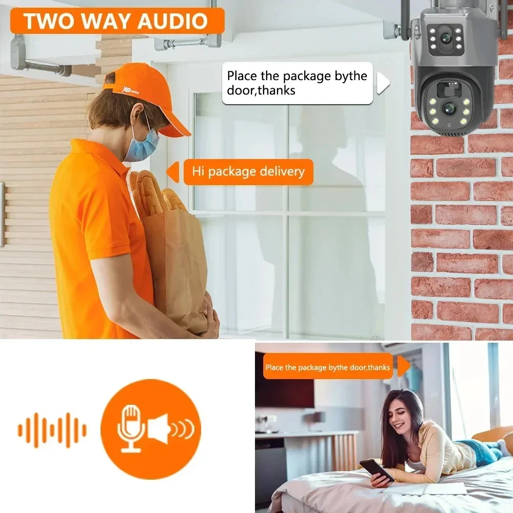 10CH 8MP Wifi 듀얼 렌즈 PTZ 태양 광 카메라 비디오 감시 10.1 LCD 모니터 WIFI NVR 야외 자동 추적 보안 캠 시스템