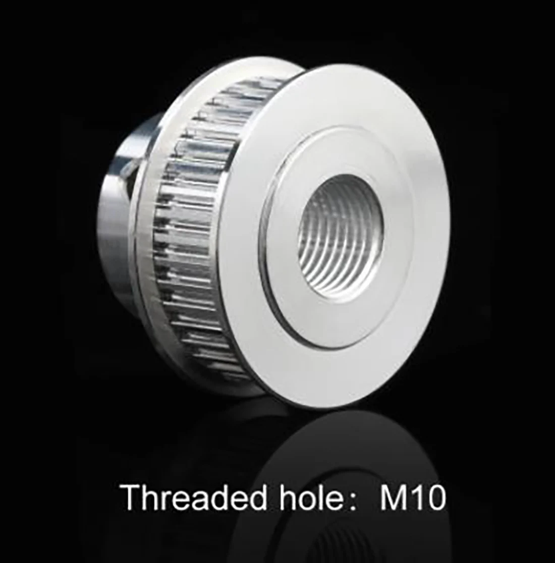 

M10 40 Tooth 2GT Timing Pulley Bore 8mm & M10 Thread for 3D Printer Width 6mm GT2 Gates Timing Belt Sfu1204 Ball Screw