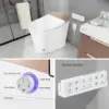 Smart Toilet Bidet Toilet Foot Sensor Flush Heated Seat Multi Function Remote Control Soft Closing Seat Smart Bidet Automatic 2