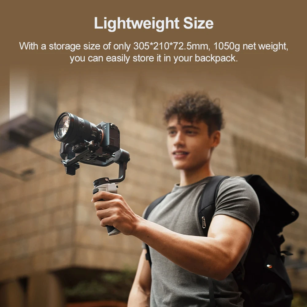 ZHIYUN CINEPEER WEEBILL 3E 3 축 짐벌 카메라 안정기, DSLR 미러리스 카메라 안정기, 블루투스 제어
