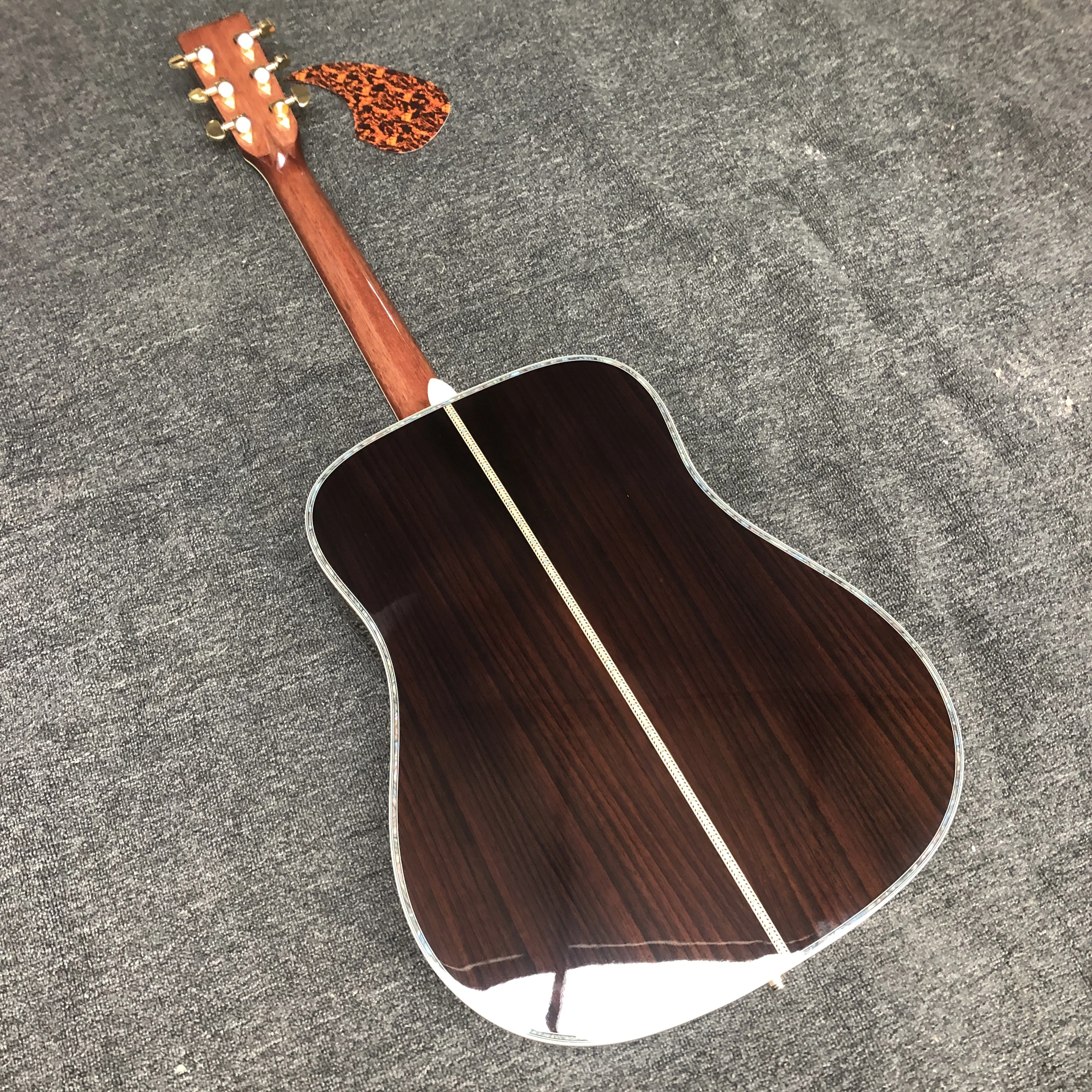 Chitarra acustica sunburst chitarra elettrica acustica al tramonto corpo  tondo D chitarra acustica classica solid top - AliExpress