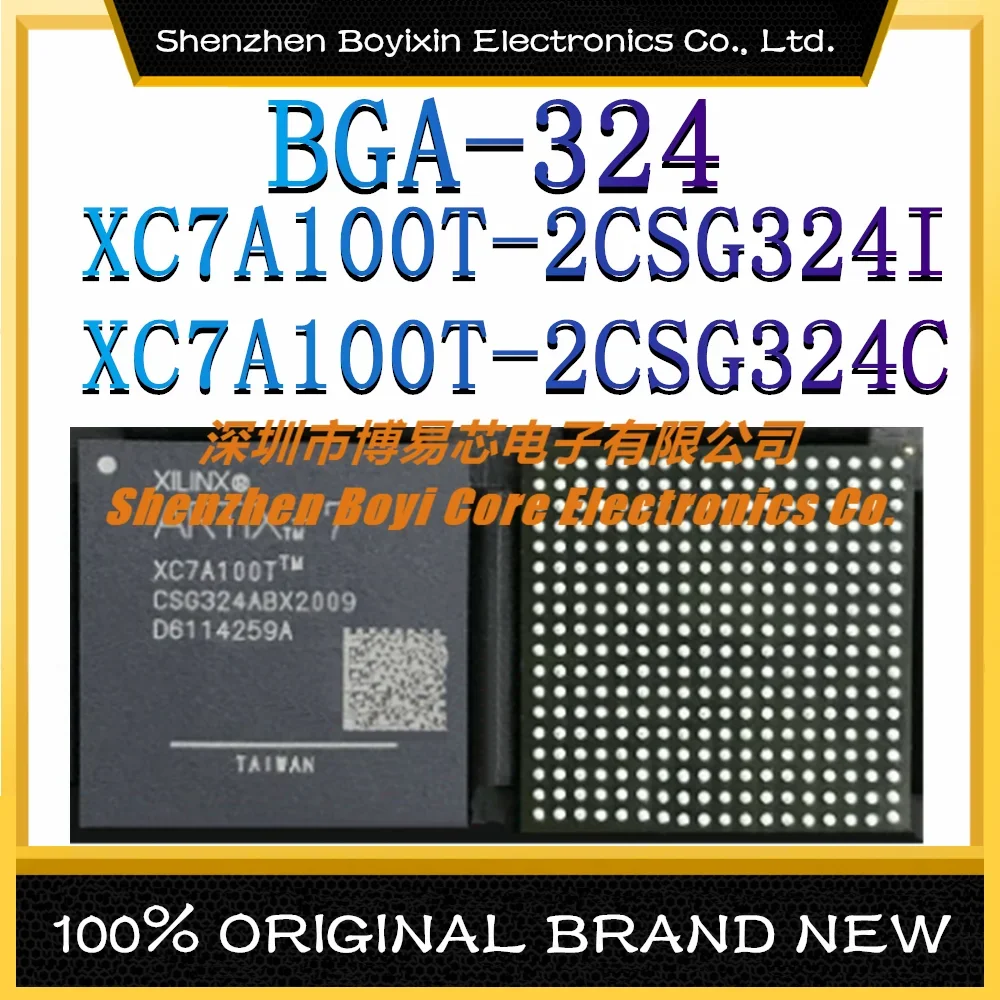 XC7A100T-2CSG324I XC7A100T-2CSG324C Package: BGA-324 Programmable Logic Device (CPLD/FPGA) IC Chip