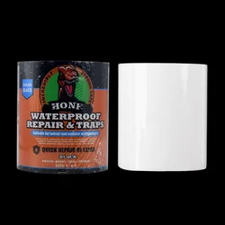 Durable Waterproof Black/Transparent Tape (Transparent 10cm1.5m)