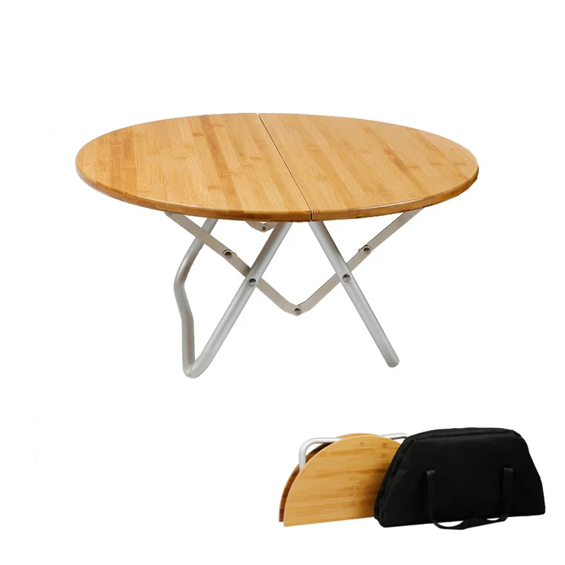 TABLE DE CAMPING PLIABLE EN BAMBOU & ALUMINIUM - BAMBOO MY TABLE