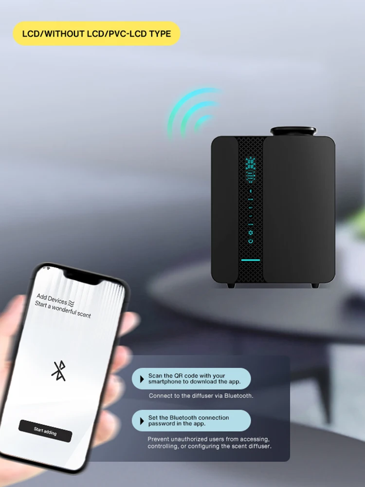 جهاز عطر منزلي ذكي من Namste 500m3 ناشر رائحة كهرب...