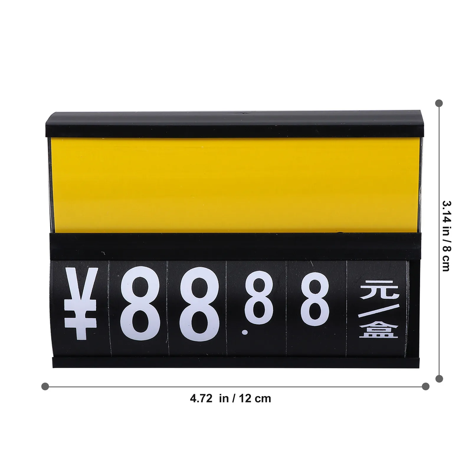 2Pcs 슈퍼마켓 가격표 프리미엄 소재 가벼운 휴대용 가격 표시 라벨 홀더 상점 레스토랑 소매점