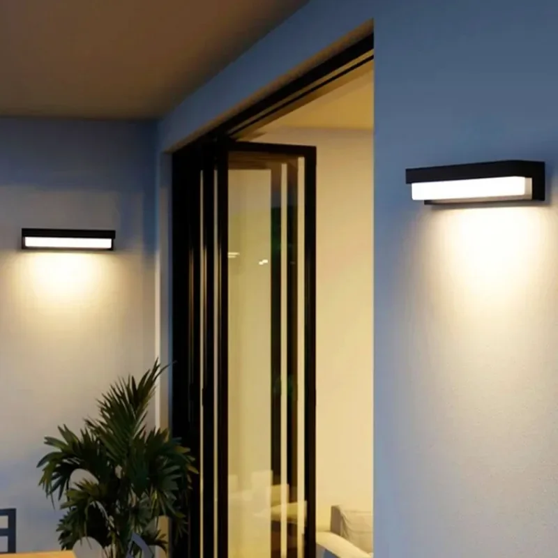 Solar LED Wall Light IP65 Waterproof Outdoor Wall Lamp with Motion Sensor Garden Balcony Decor Villa Door Number Indoor Lighting wall light led wall lamp motion sensor light