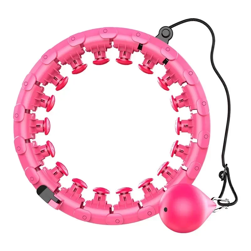 A Variety of 24-section Fitness Circle Smart Weighted Detachable Massage Fitness Sports Waist Fat Burning Equipment Supplies