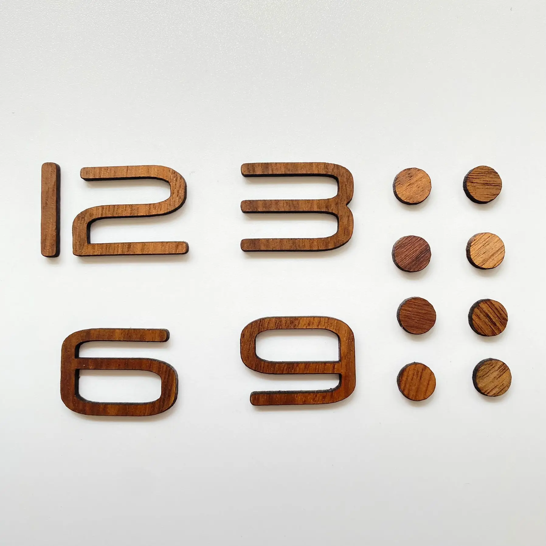 Wooden Clock Numbers for Hours Arabic Roman Numerals Separately Digital Watches Customizable Kits Replacement Gadget wall clock,digital wall clock,digital display clock,clock repair tools