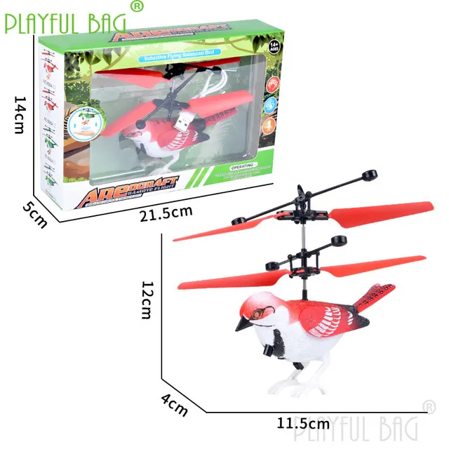 제스처 감지 제어 기능으로 하늘을 정복하는 재미있는 유도 새 항공기