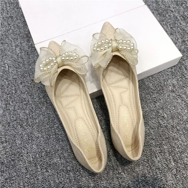 Women's Summer Footwear Pointed Toe Shoes for Woman 2025 Flat with