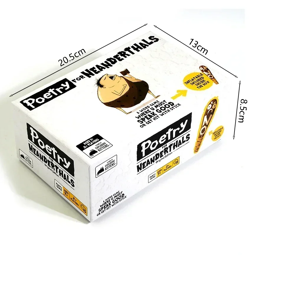 Poetry For Neanderthals Exploding Kittens Family Card Strategy Word Game board game