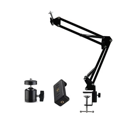 Adjustable Overhead Tripod Mount with Articulating Arm for Photography and Recording (Overhead tripod)