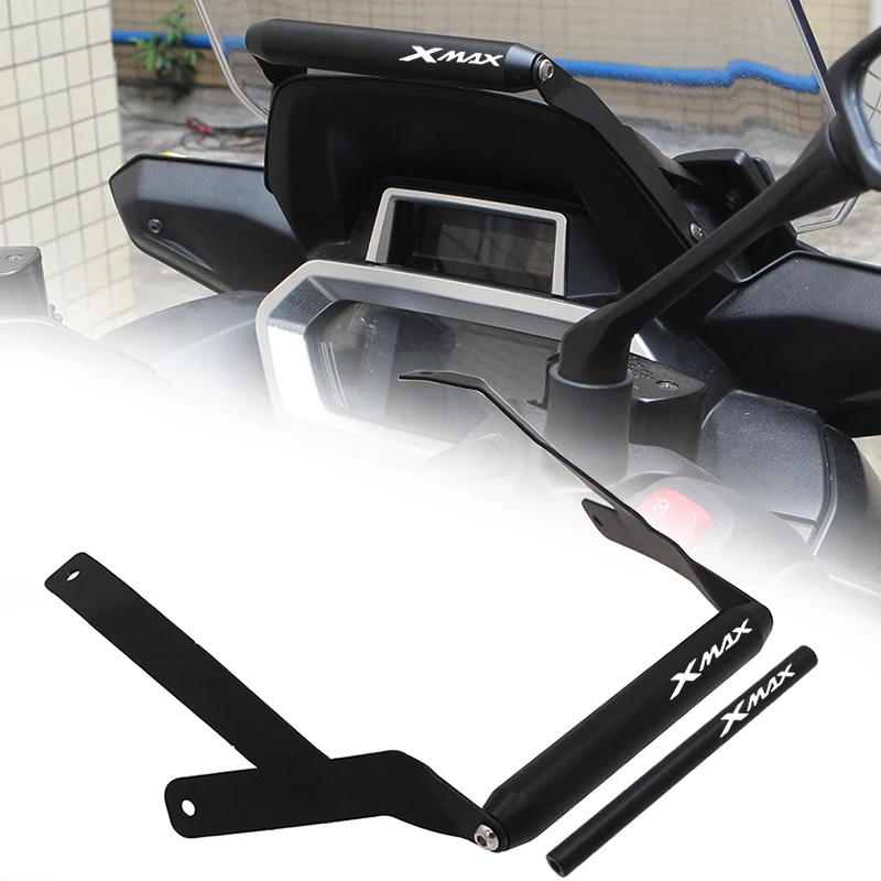 

For Yamaha XMAX 300 XMAX300 2023 Motorcycle Front Phone Stand Holder Smartphone Phone GPS Navigaton Plate Bracket