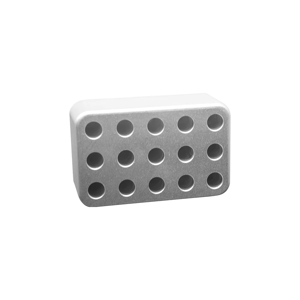 Aluminum Ice Box 1.5/2ML Centrifuge Tube Ice Block Low-temperature Thermostat Pre-cooled Multipurpose PCR Freezing Module