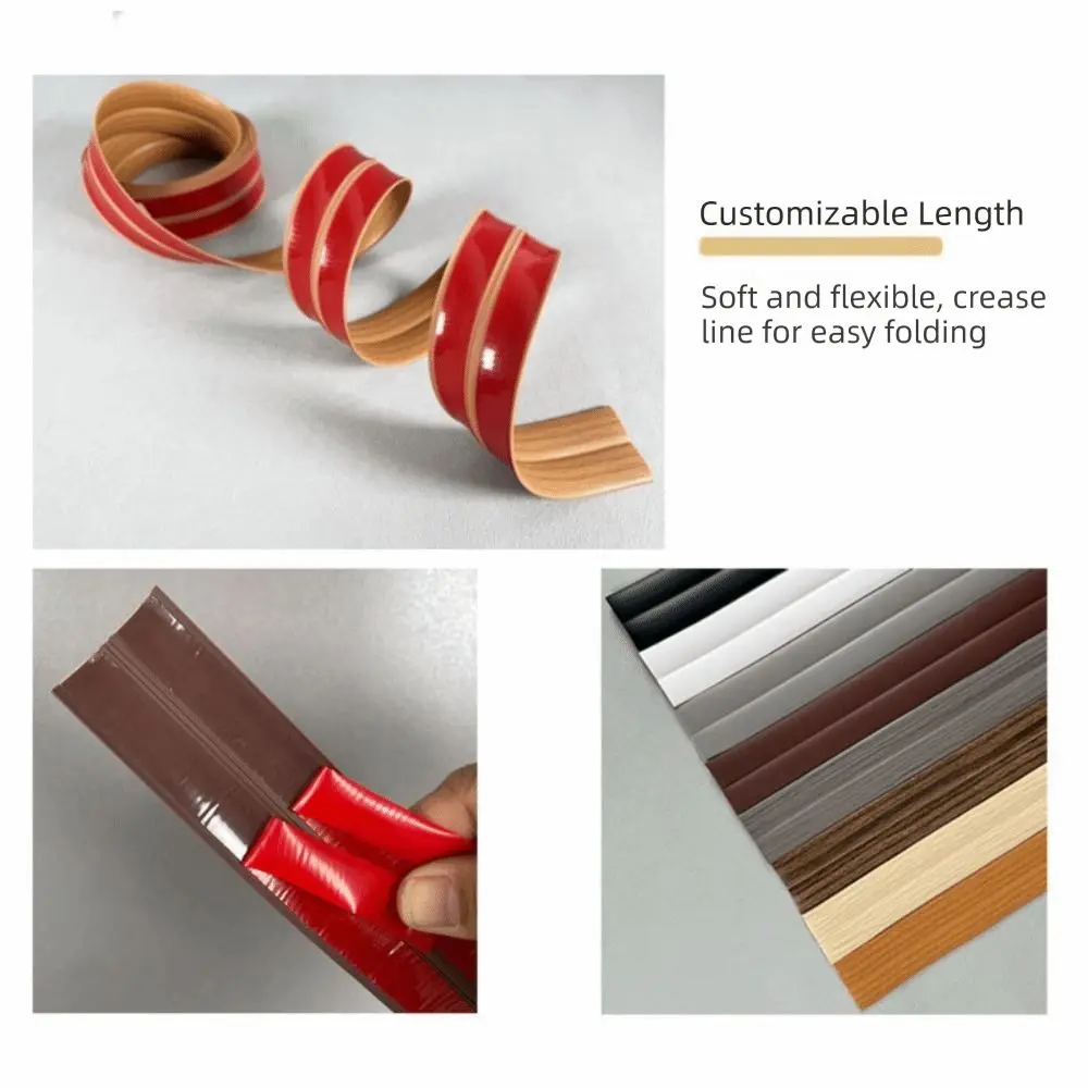 Flexible Peel and Stick Wall Trim, 2cmx2m, PVC Material, Versatile Corner Moulding