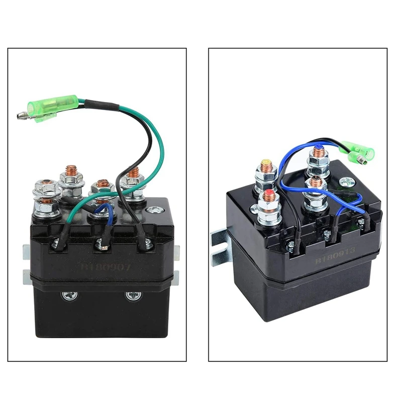 

Winch Solenoid, Winch Solenoid 12V For 1500‑5000Lb Winches ATV UTV Winch Contactor Solenoid Relay Winch Solenoid