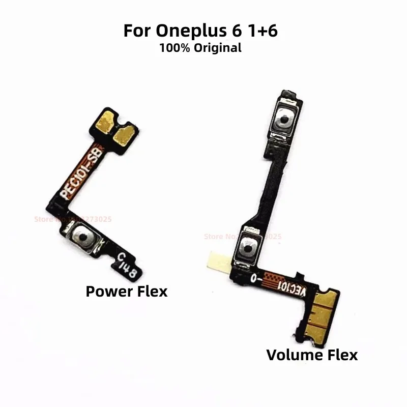 Оригинальные модели боковых кнопок FCB разъем для Oneplus 6 Oneplus6 1 + 6 выключатель питания