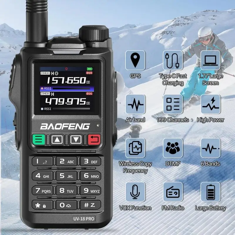 Рисунок 6 - Рация Baofeng UV18 Pro с GPS