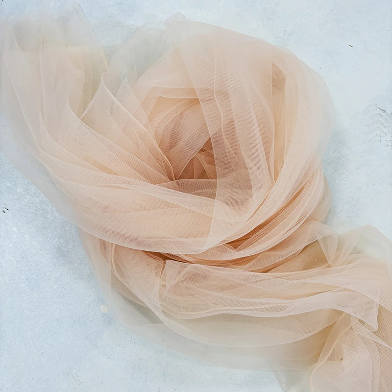 Soft Pink Blush Tulle Fabric