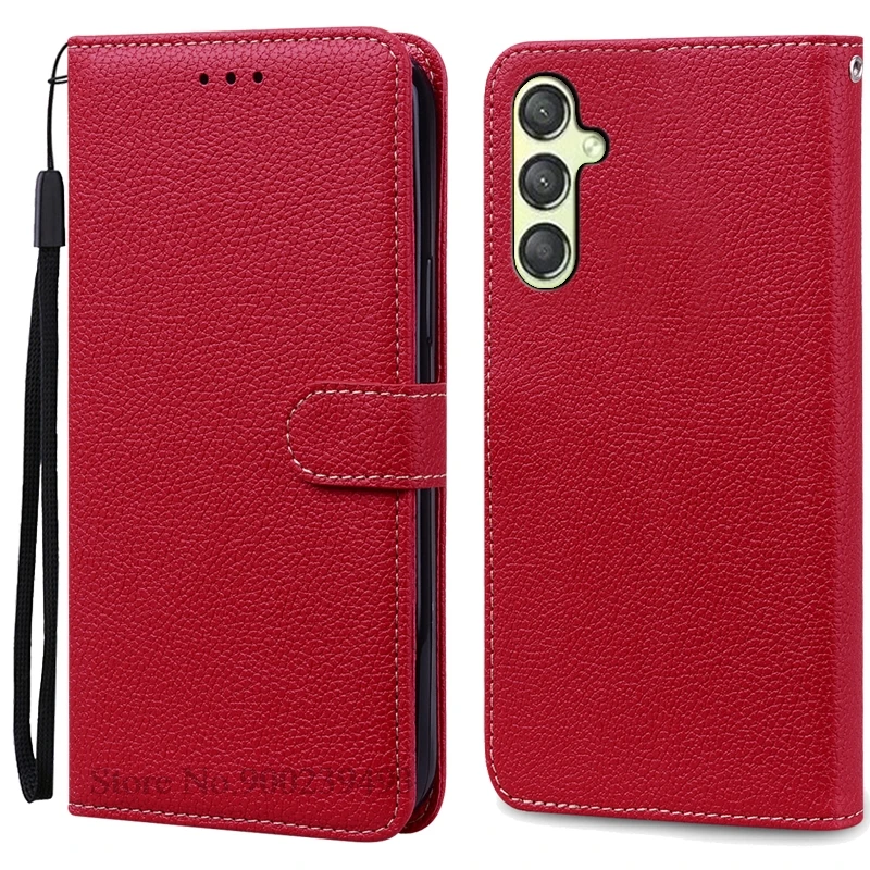Soft Silicone Leather Flip Wallet Phone Case in Classic Book Style