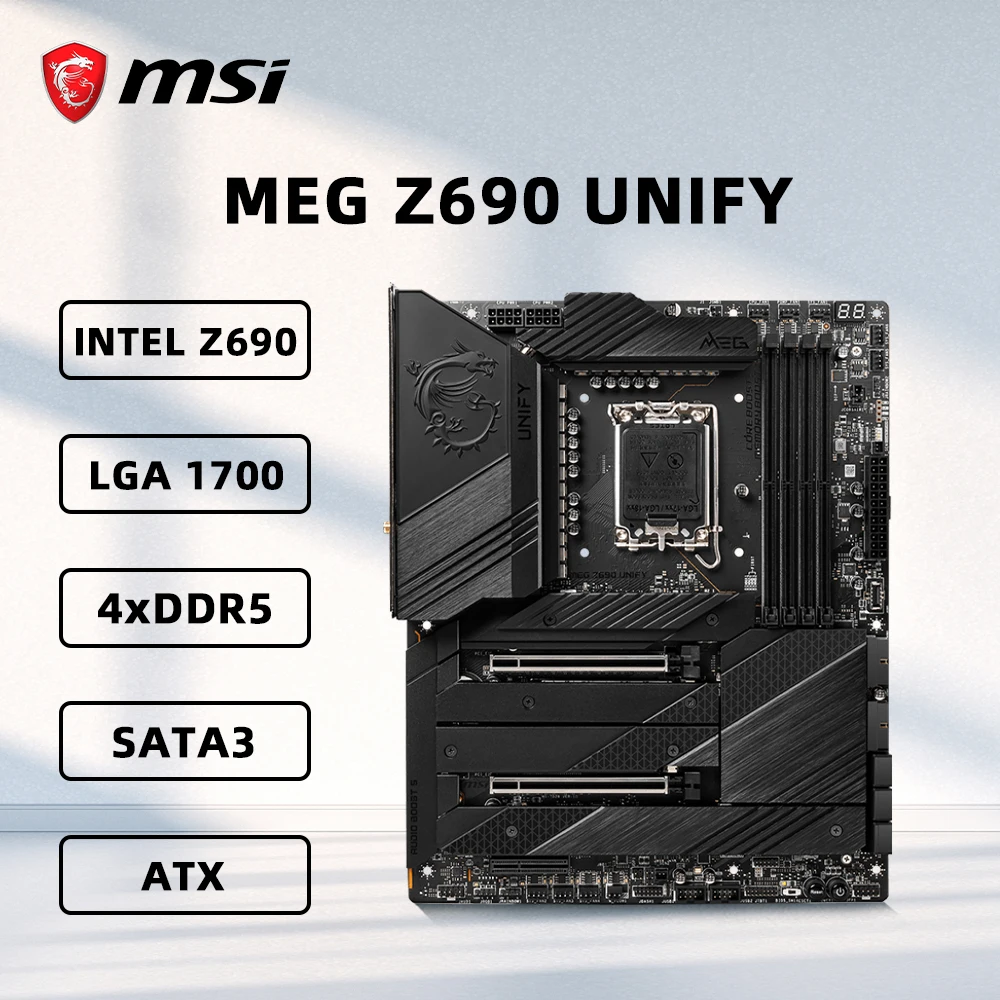 マザーボード Intel Core i9 13900K + MSI Z690I Unify MSI MEG Z690I UNIFY Gaming Motherboard ITX - Intel 12th Gen