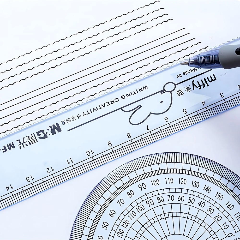 Drawing Ruler Set 4pcs M&G Miffy