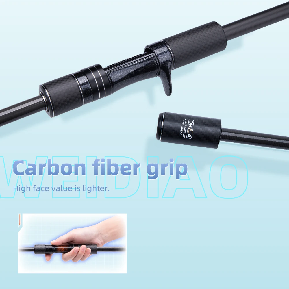 FISHINGFANS ポータブル伸縮釣竿 2.1 メートル 2.4 メートル ML