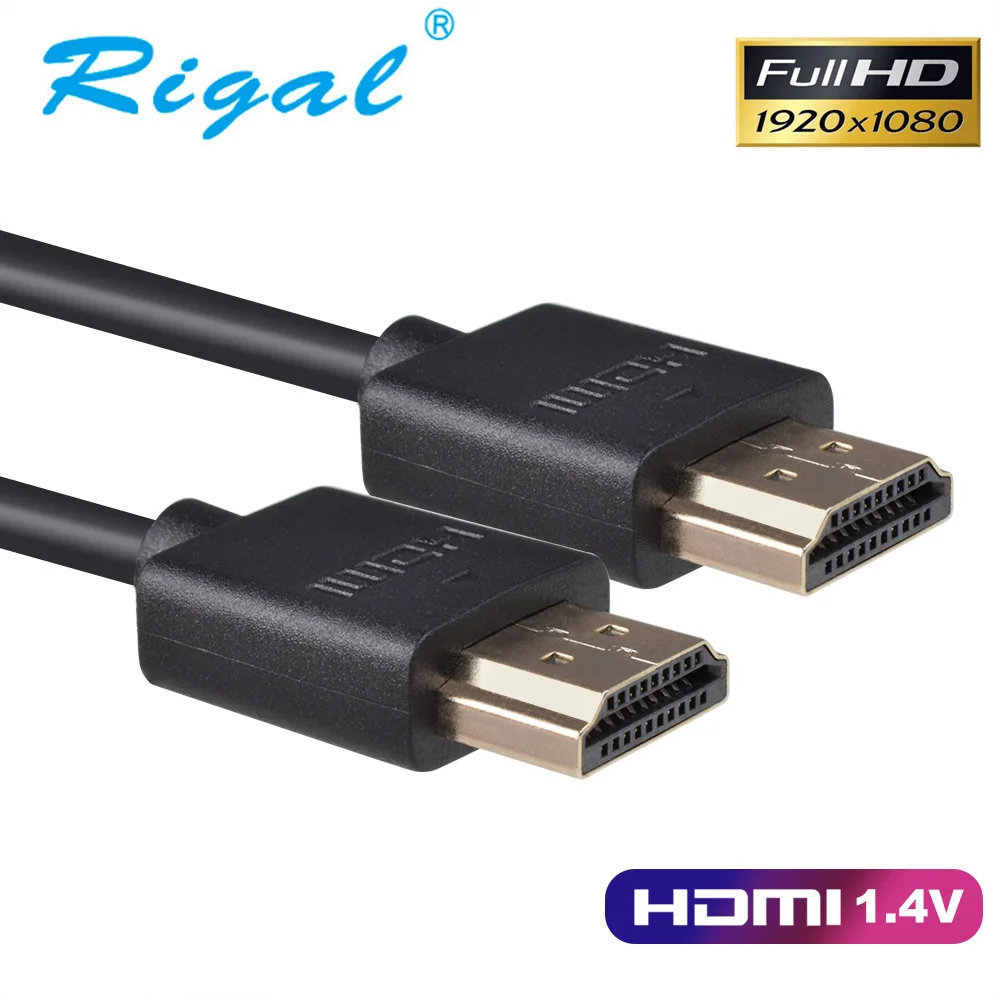 

Rigal HD Cable High speed 1080P video cables hd for HDTV XBOX 1080P 3D HD TV LCD LED DLP Projector RD815 RD825