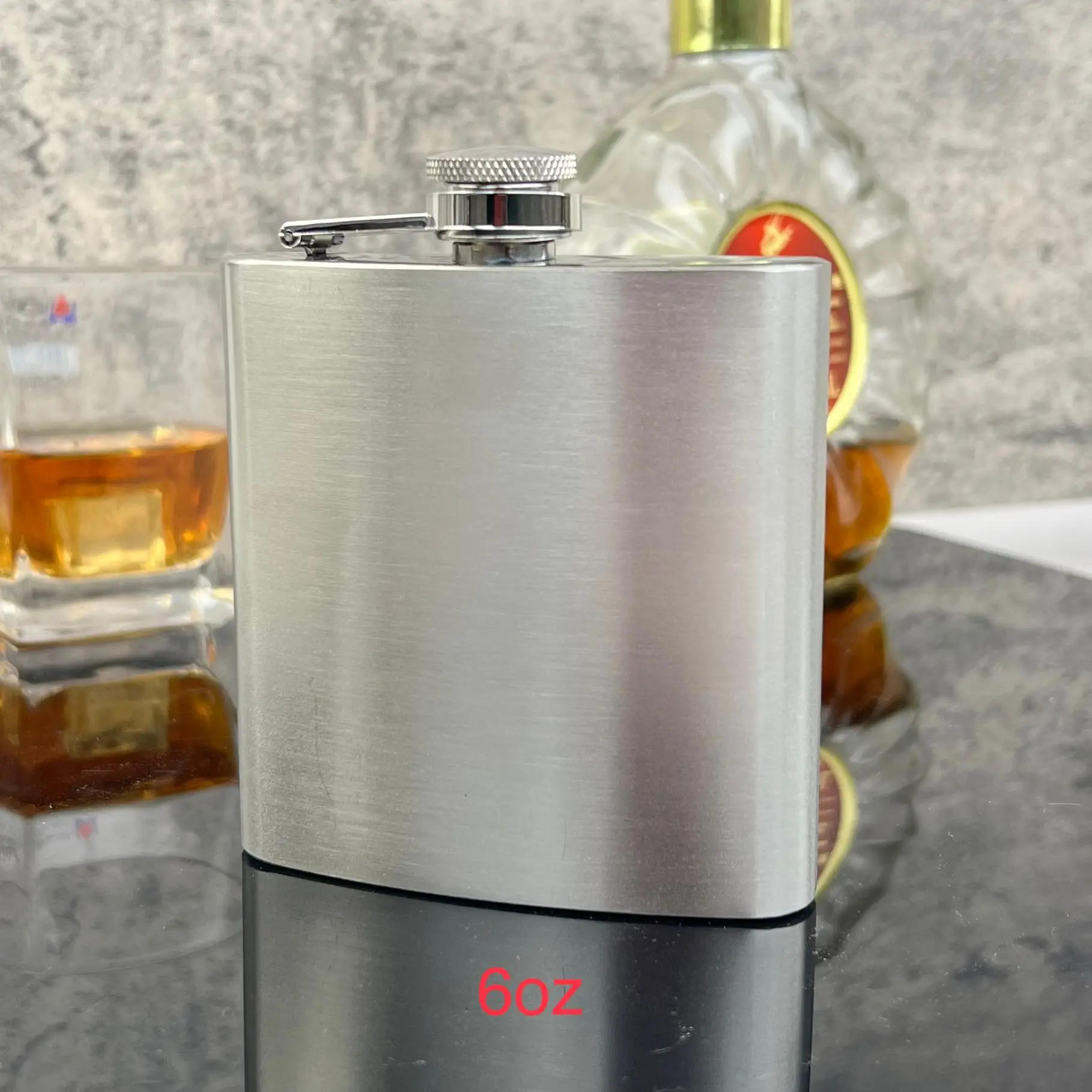 Fiaschetta portatile in acciaio inox da 5/6/7/8/9/10 oz per