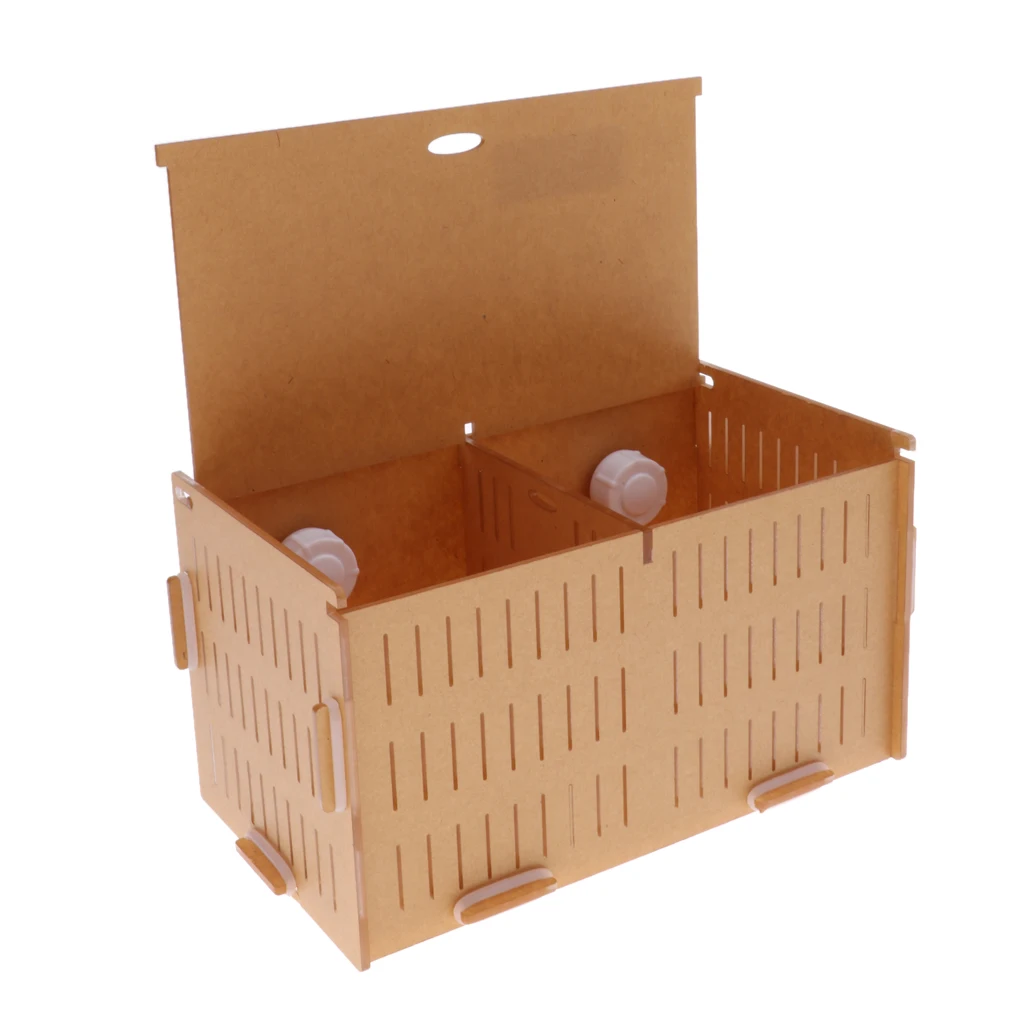 Acrylic Breeder Isolation Divider Hatching Boxes Accessory for Small Baby Fishes Shrimp Clownfish Guppy