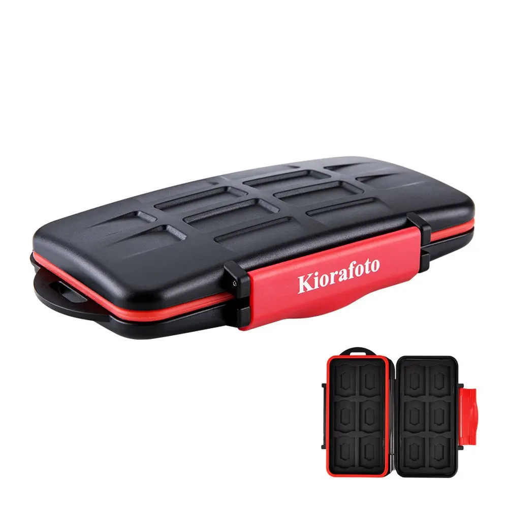 Professioneller wasserdichter Aufbewahrungshalter für SD SDHC SDXC TF-Speicherkartenhülle für 12 SD-Karten und 12 Micro-SD-Karten – Detail 8