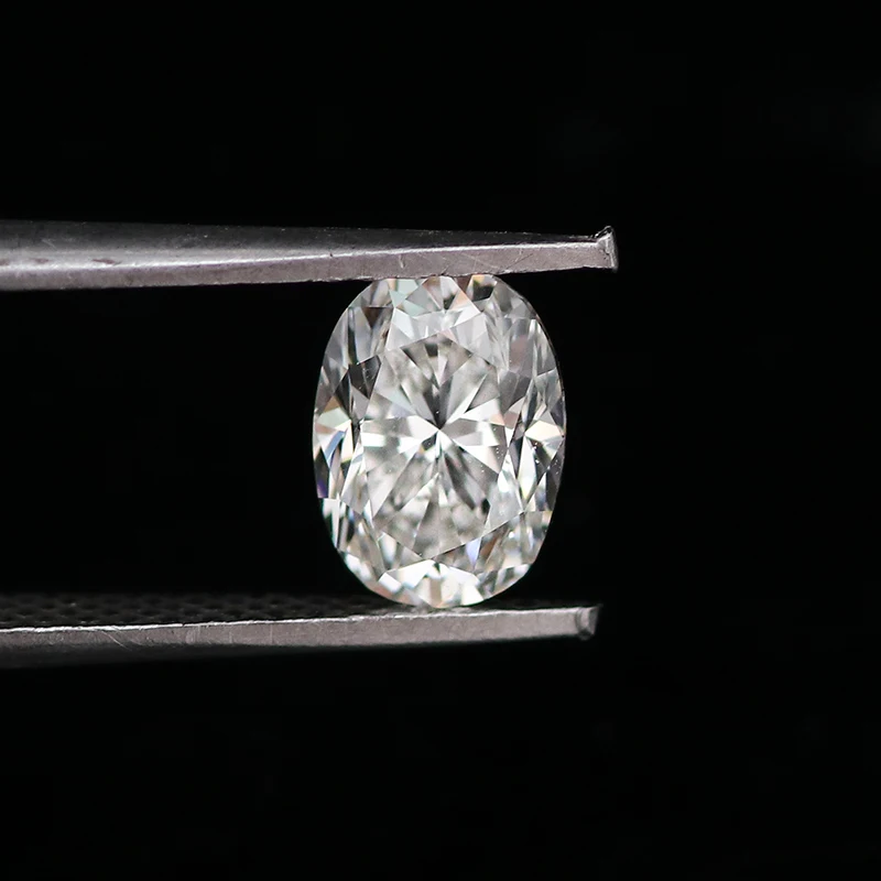 Provence 1/2/3ct DEF color 3Excellent oval shaped CVD lab grown diamomd loose stone with IGI Certificate for Jewelry Making