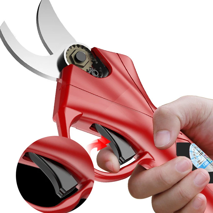 Handheld Wireless Rechargeable Lithium Battery Electric Vineyard Pruning Shear