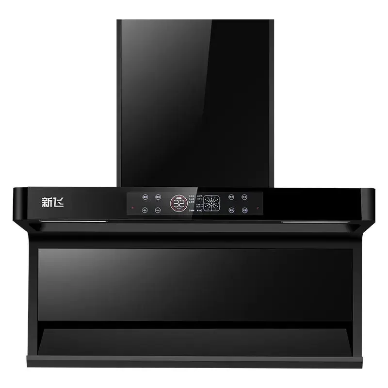 Range hood household rental house kitchen large suction top side double-suction detachable wall-mounted range hood 2